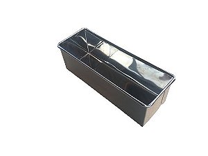 Forma Para Pão de Forma sem Tampa  30 x 10 x 10  ( Inox)