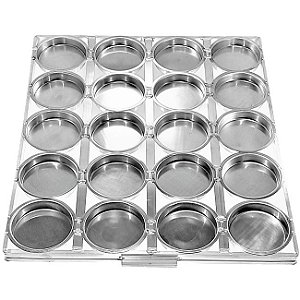 Assadeira Pão de Hamburguer 70,0 x 58,0  com 20 cavidades 11 X 2,5