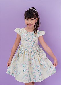 Vestido Infantil Amarelo Encanto