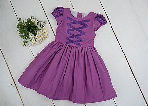Vestido Infantil Rapunzel