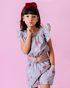 Conjunto Infantil  Flor de Cerejeira