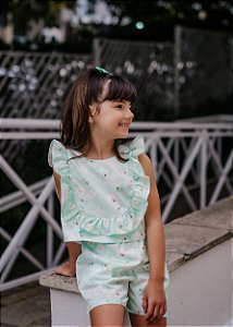 Conjunto Infantil Azul Abelha