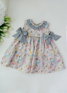 Vestido Bebê Floral Candy Color