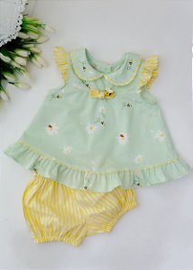 Conjunto Bebê Estampa Abelhas