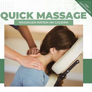 Curso de Quick Massage Massagem Rápida na cadeira