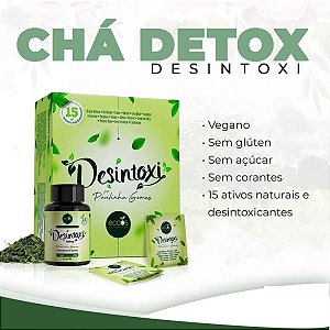 Chá Detox Eccos Desintoxi com 60 sachês