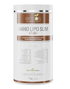 Creme Massagem Modeladora Nano Lipo Slim Coffee Eccos