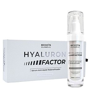 Serum com 8 tipos de ácido hialurônico Hyaluron Factor Eccos