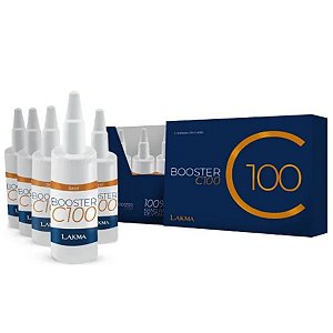 05 Ampolas Booster C 100 Com Ozônio E Vitamina C Lakma