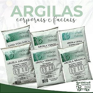 Argila Corporal e Facial 1KG - Cores á Escolher