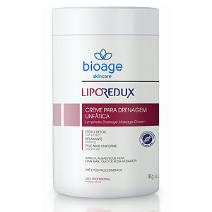 Lipo Redux Creme Para Drenagem Linfática - 1kg Bioage