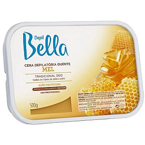 Cera Depilatória Quente Mel 1kg - Em Barra - Depil Bella