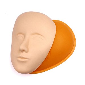 Cabeça de Boneca Silicone Para Treino Micropigmentação (Unidade)