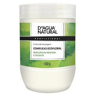 Creme de Massagem Complexo Ecofloral 650g D'Agua Natural
