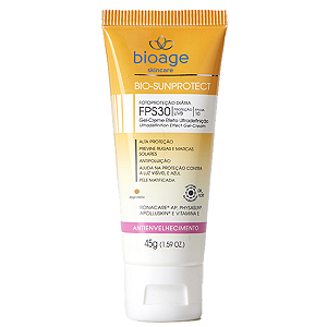 Protetor Solar Bio-Sunprotect FPS30 Bege Médio Antienvelhecimento Bioage 45g