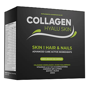 Colágeno Hidrolisado Collagen Hyalu Skin 15 sachês Eccos