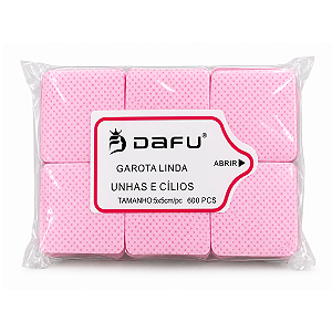 Lenços Algodão Papel Limpeza Unhas Gel Esmalte 500 uni
