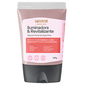 Máscara Iluminadora Argila Rosa 130g Labotrat