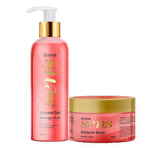 Sens Esfoliante Scrub e Sabonete Shower Gel Corporal Labotrat
