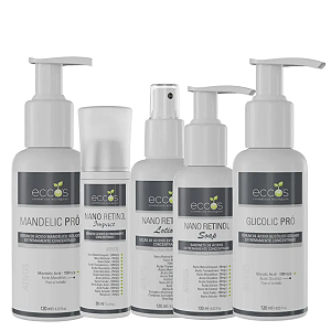 Kit Clareamento Peeling Profissional 5 Itens Eccos Brinde Gel 100ml