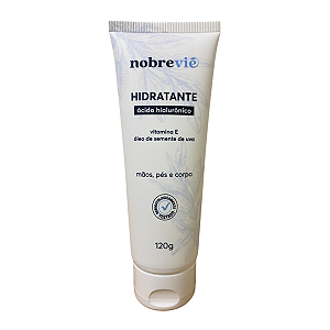 Hidratante Ácido Hialurônico 120g Mãos Pés Corpo Nobrevie