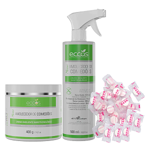 Kit Emolientes Extração Acne Cravos Máscara Desidratada Eccos