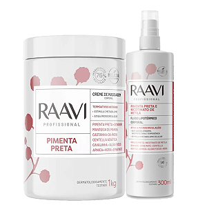 Kit Pimenta Preta Redução De Medidas Raavi