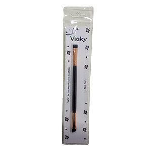 Pincel Duo Chanfrado e Sombra Vicky