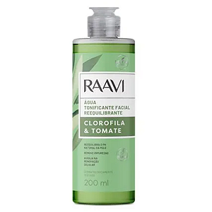 Água Tonificante Reequilibrante Facial 200ml Raavi