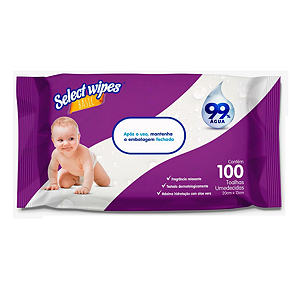 Toalhas Umedecidas 100uni SelectWipes Basic