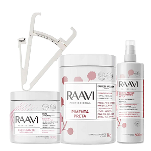 Kit Queima Tudo Termoativo Corporal Raavi Brinde Adipômetro