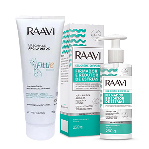 Kit Redutor de Estrias Corporal Raavi