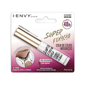 Cola Super Fixação Incolor 48hrs Kiss NY