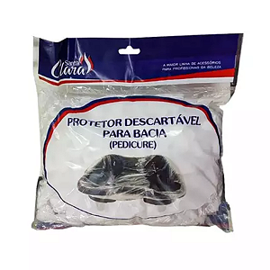 Protetor Descartável Bacia 68cmx68cm 50 Uni Santa Clara