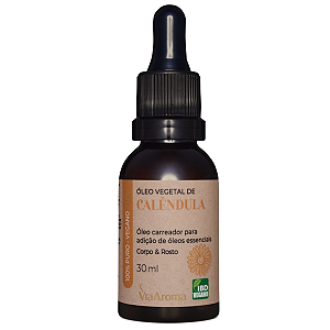 Óleo Vegetal de Calêndula Via Aroma - 30 ml