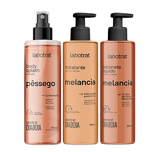 Kit Banho Perfumado e Body Splash Pessêgo Labotrat