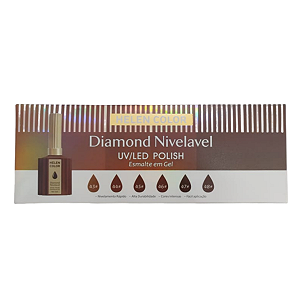 Kit Esmaltes em Gel Helen Color 6 Cores
