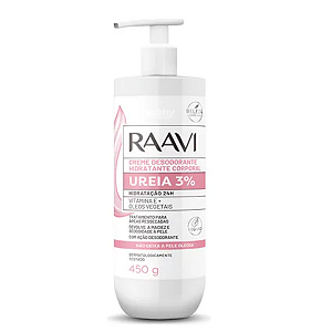 Creme Desodorante Hidratante Corporal Ureia 3% 10% 450g Raavi