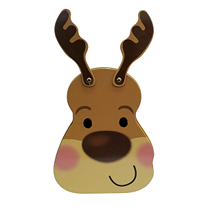 Lata de Metal de Natal Rena