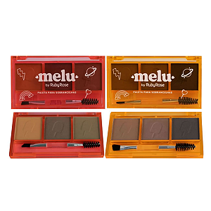 Paleta de Sobrancelha Melu Ruby Rose