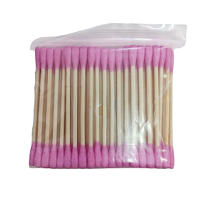 Cotonete Rosa C/ 100 Unidades