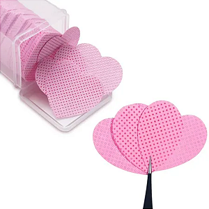 Algodão Prensado Coração Limpeza Estética 200 Unidades