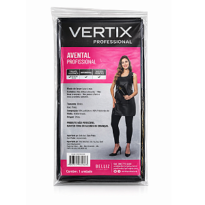 Avental Profissional Preto Cabeleireiro Vertix