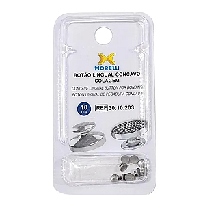 Botão Côncavo Colagem 10uni Morelli