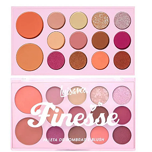 Paleta Sombras E Blush Luisance Finesse Colorida
