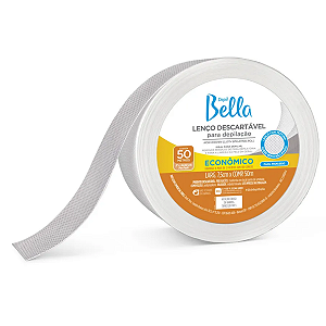 Rolo Lenço Descartável Depilação Textura Depil Bella 50 Metros