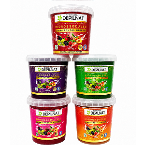 Cera Hidrossolúvel Frutal Com Glitter Depilnat