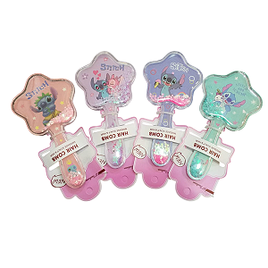 Escova de Cabelo Stitch Estrela Infantil