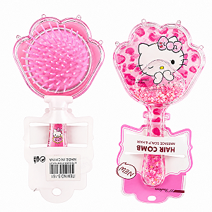 Escova Cabelo Hello Kitty Patinha Infantil
