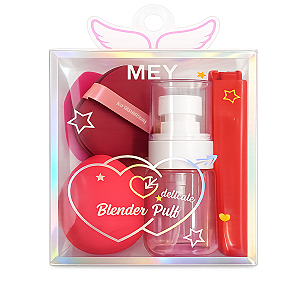 Kit Acessórios Viagem Spray Pente Esponja